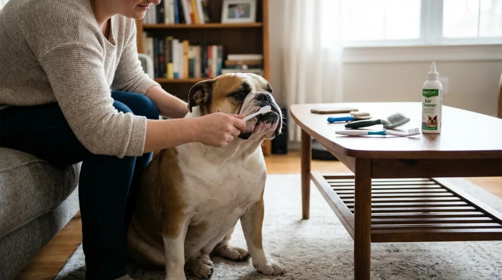 Bulldog Health Care Tips at Home